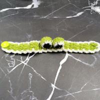 bjd.yosd.6分4分 1/6娃娃帽子配件头饰毛线编织发带 青蛙款 四六分通用(带子长度:19cm)