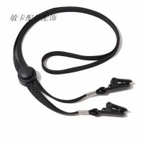 []帽子防风绳渔夫帽草帽专用防风绳太阳帽遮阳帽系绳 暗夜黑 送一条黑色