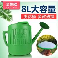 喷壶浇花家用园艺洒水壶气压式喷雾器喷雾瓶压力浇水壶手动喷水壶 8L绿色可拆头洒水桶(GY803)