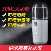 纳米喷雾仪脸部补水加湿喷器小型随身便携充电加湿器美容仪蒸脸器 升级版(可喷矿泉水纯牛奶35%酒精) Q-USB充电线