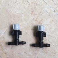 雾化微喷头套装 自动浇花器降温喷 喷头喷灌系统家用农业灌溉设备 4/7三通加灰色喷头 10套