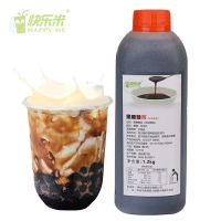 果汁糖浆1.2kg小果糖浆 调味果糖冰糖糖浆黑咖啡奶茶烘焙饮品原料 黑糖糖浆1.2kg