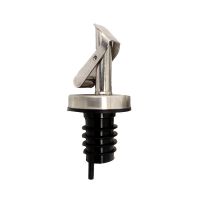 自动开合不锈钢倒油嘴头油壶厨房倒油器油嘴瓶盖子玻璃油瓶不挂油 自动开合不锈钢油嘴1个