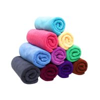 超强吸水毛巾十条装加厚毛巾批发美容院发廊洗浴足疗毛巾洗车巾 40*40加厚5条装 颜色混搭