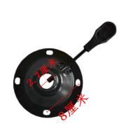 美容凳配件轮子升降杆气杆理发师傅椅子滑轮底架大工凳圆凳面托盘 托盘(8*8厘米孔距)