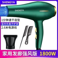 发廊电吹风机家用大功率静音理发店专用大风负离子吹头发的吹风机 家用发廊强风版-送3