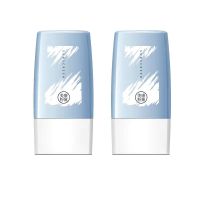 美康粉黛防晒霜防水防汗防紫外线女清爽自然不油腻隔离霜军训学生 30g(实发2瓶)