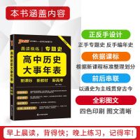 pass绿卡晨读晚练高中历史大事年表通用版专题年史常考历史知识 高中历史 大事年表