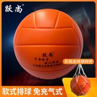 软式排球免充气中小学生中考专用训练软排海绵柔软弹性足沙滩排球 5号软式排球