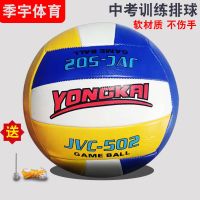 高端排球5号中考学生考试充气软式沙滩学生儿童初中女生比赛专用 5号排球 训练款排球+气针