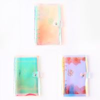 活页手账本简约ins风 日系少女心便携可爱手帐随身记事小笔记本子 染随机发一款