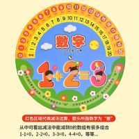 学前班一年级汉语拼音神器转盘学习小学生幼儿园STEAM玩具教具 [一个装]数字转盘