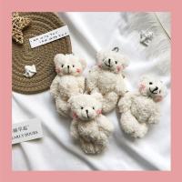 书包女韩版原宿ulzzang高中大学生ins风简约森系大容量双肩包背包 害羞熊挂件(单挂件无包)