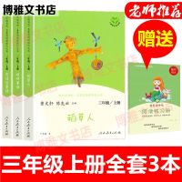 人教版快乐读书吧三年级上册全套必读安徒生童话和格林童话稻草人 上册/全套3本(送考点)