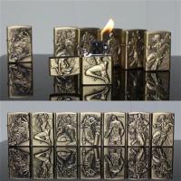 青铜浮雕英雄联盟人物打火机防风个性创意炫酷装逼社会煤油打火机 英雄联盟浮雕LOL