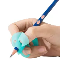 握笔器矫正器小学生幼儿园宝宝学写字铅笔套初学者抓笔拿笔矫正器 真学五指单个装 男宝