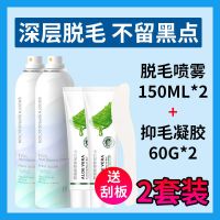 脱毛膏慕斯喷雾不留黑点去毛根腋下私密处腿毛全身脱毛半永久学生 [温和脱毛不留黑点+送刮板] 一瓶装150ML