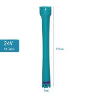 热烫杠子24v数码烫发理发店专用发根美发摩根烫卷发加长收腰杠子 24伏1#直径9mm(10支装)