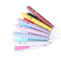 学生迷你小夹板直发器不伤发卷发棒两用烫发器拉直卷发刘海电夹板 七色裸机随机发 单品