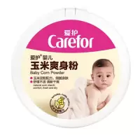 [爽身粉]爱护玉米爽身粉 婴儿儿童爽身粉不含滑石粉 带粉扑 爱护玉米爽身粉140g*1盒