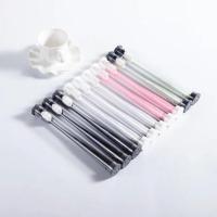 软毛牙刷10支批发成年人儿童家用超细小头万根毛纳米高档牙齿美白 万毛随机10支(黑+白+粉+绿)4色