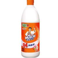 价+威猛先生84消毒液消毒水漂白剂家用室内衣物除霉含氯杀菌 500g 1瓶装