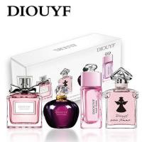 法国迪奥亚菲女士香水持久淡香留香72小时礼盒套装节日礼物 小黑裙香水四件套(25ml*4瓶)