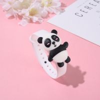 卡通驱蚊手环随身灭蚊神器大人儿童防蚊手表孕妇宝宝贴身女驱蚊扣 熊猫 一个装[试用]