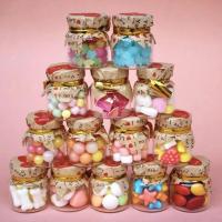 韩式创意星星彩虹水果硬糖许愿糖漂流瓶情人节生日礼物(玻璃瓶) 10瓶(多款随机混搭)