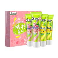 黑人牙膏透心爽柠檬蜜桃120g去黄去牙渍清洁去牙菌斑护牙龈防蛀 礼盒装120g四支
