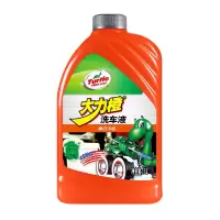 龟牌洗车液水蜡白车黑色强力去污上光泡沫汽车专用清洗剂套装用品 [2斤]大力橙洗车液