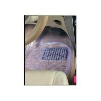汽车脚垫塑料防滑防水透明易清洗轿车四季通用乳胶橡胶防冻地垫 标准款前排一片(透明色)