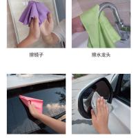 微纤维擦玻璃抹布镜面清洁巾不掉毛无痕擦桌布家政保洁厨房百洁布 3条划算(切边玻璃布) 25*25cm