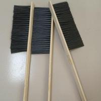 天然竹制毛刷家用长柄刷竹板刷扫床刷子纺织厂多功能清洁刷扫雪刷 50公分1把