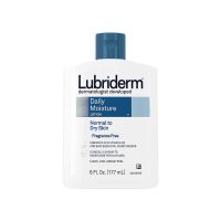 [保税直发]小瓶装 美国强生Lubriderm润肤乳补水果酸身体乳液 蓝色 无香 /177ml