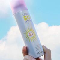 玥之秘水晶防晒喷雾防紫外线RECIPE隔离SPF50韩国防晒霜军训 玥之秘150ml(100g左右)