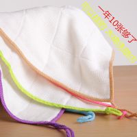 木棉股纱布洗碗布 新款高档不沾油不掉毛加厚吸水抹布家务清洁布 10条25*25CM木棉股沙洗碗布白