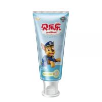 冷酸灵儿童牙膏贝乐乐汪汪队7彩套装无氟可吞咽水果味宝宝牙膏 阿奇蓝莓5O克一支