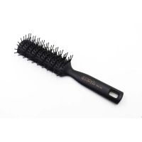 台湾发葳鹅排骨梳耐高温发型师专用男女抓梳蓬松理发美发造型梳子 黑色