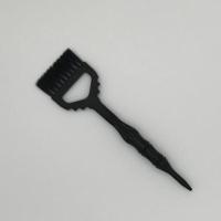 罗马美发染膏工具 专业焗油染发梳子黑毛刷两面烫染倒膜护理刷子 黑 单面罗马刷子