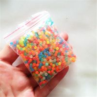 生命球 水养 水宝宝水晶泥夜光海绵宝宝泡大珠发光珠荧光水吸水 夜光(混色)25克 约1000粒