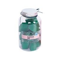 12枚桶装美妆蛋超软不吃粉干湿两用粉扑气垫不吸粉海绵粉饼学生 [12枚桶装粉扑]橄榄绿