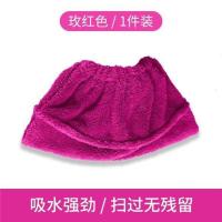 扫把家用套布拖地神器吸尘吸发刮水拖把扫帚不粘头发扫地笤帚擦地 玫红色/1个装券后￥7.9