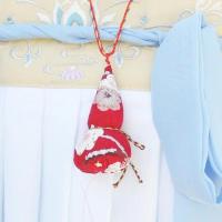 [钱丽]平安葫芦香包挂件端午节香囊安神驱蚊保平安订制 枣红樱花—挂脖葫芦香囊 艾叶