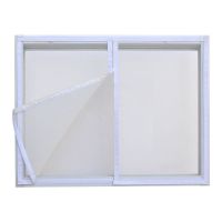 纱窗网窗纱防蚊防虫加密隐形简易家用自粘魔术贴拉链窗纱纱帘 拉链款白纱+魔术贴 定做尺寸必须联系客服报价格