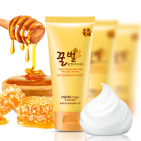 洗面奶爽肤水可莱丝彩虹春雨蜜罐洗面奶补水保湿爽肤水男女士套装 春雨蜜罐洗面奶120g