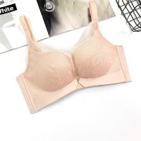 婷美内衣女薄款聚拢小胸高档胸罩性感无痕文胸无钢圈防下垂收副乳 贵妃肤 32A/70A 标准码数