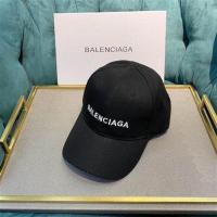 20潮牌高质量巴黎帽子世家棒球帽户外简约嘻哈字母绣花男女鸭舌帽 高版本BAL黑绣白 可调节55-60CM