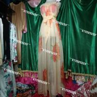 [新花色]柔软丝滑纱巾吊带裙,透视情趣长款吊带性感睡裙 花色 均码