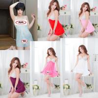 情趣睡衣睡裙超骚吊带冰丝性感免脱调情诱惑透明迷人激情睡衣睡裙 透明睡裙 无赠品 均码
